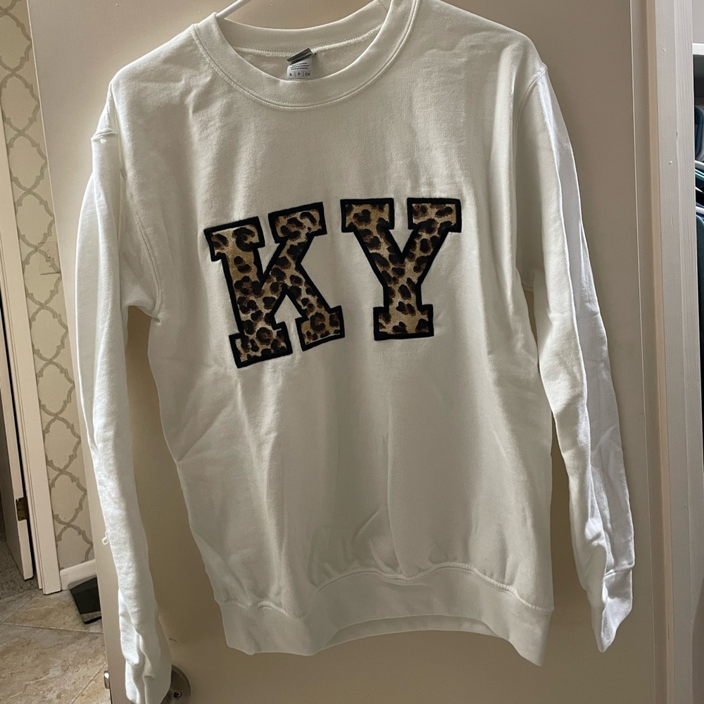 Pink Lilly state monogram sweatshirt